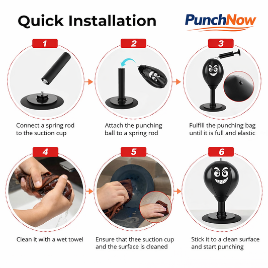 Punchnow™ Desktop Punching Ball
